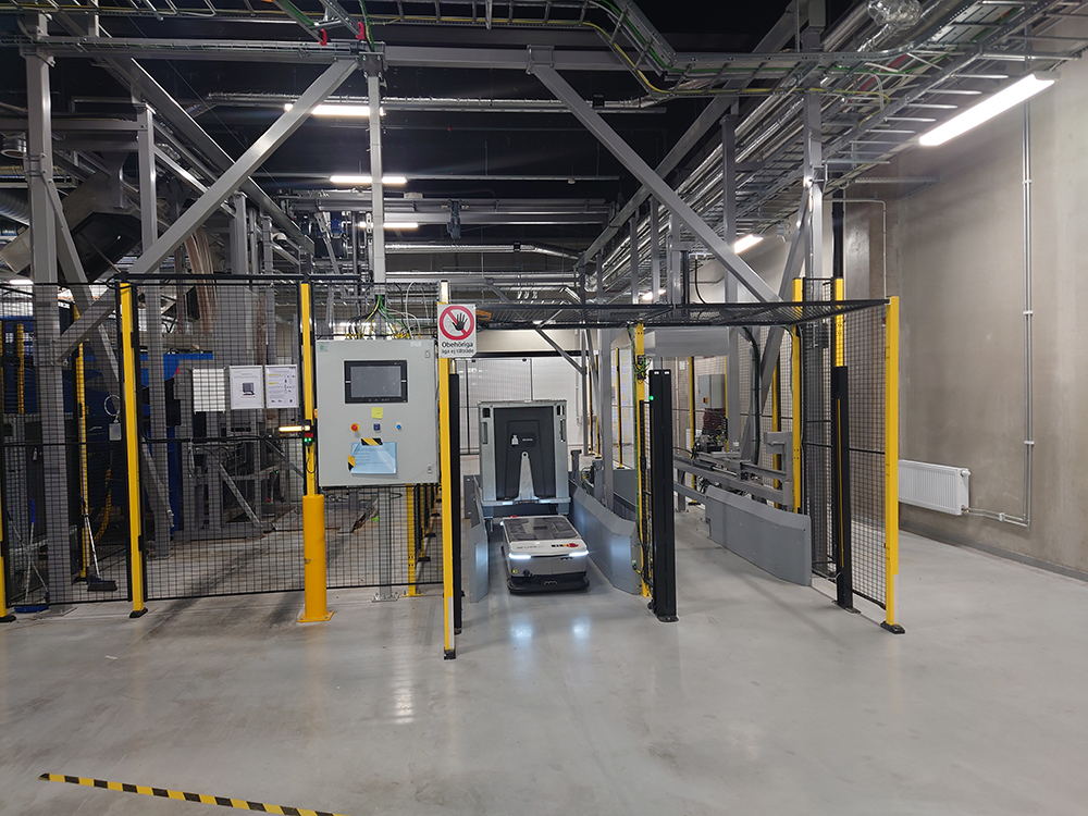 SUS Malmö — Automatisk avfallsstation